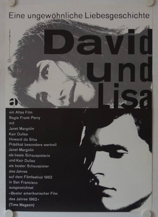 David und Lisa originales deutsches Filmplakat